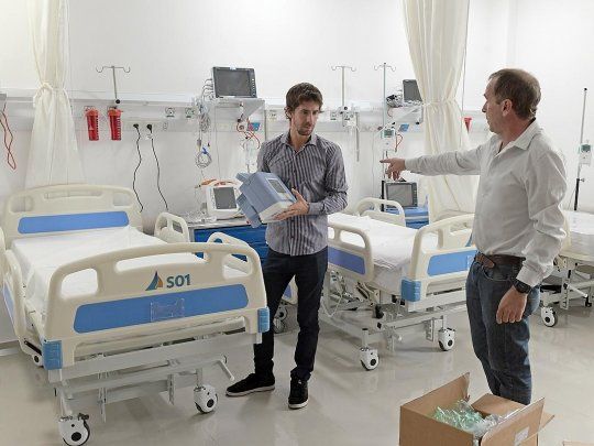 Andreotti recorrió las nuevas institucionales y dijo que tenemos la posibilidad de demostrar que podemos dejar de pensar individualmente y trabajar en sociedad. Con el cuidado de cada uno vamos a vencer a esta pandemia”.