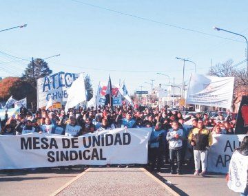 La Mesa de Unidad Sindical se suma a la huelga convocada por la CTA de Chubut.