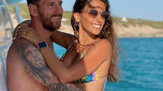 Las románticas fotos de Lionel Messi y Antonela Roccuzzo
