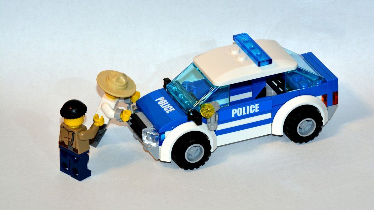 policías de lego