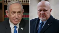 Khan (derecha) había dictado órdenes de detención contra Netanyahu.