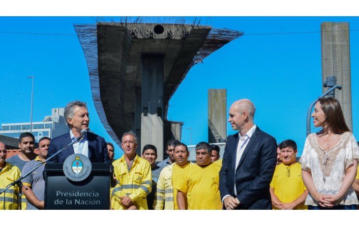 ámbito.com | Con Larreta y Vidal, Macri inauguró temporada de obras para impulsar la campaña electoral