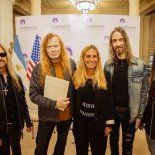Mustaine fue reconocido por la Legislatura Porteña. Mustaine fue reconocido por la Legislatura Porteña.