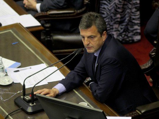 Sergio Massa Presidente de la Cámara de Diputados de Argentina Diputados Ley Etiquetado Frontal