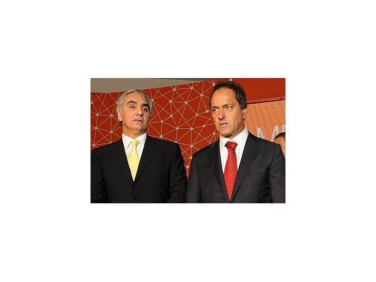 Santiago Montoya y Daniel Scioli