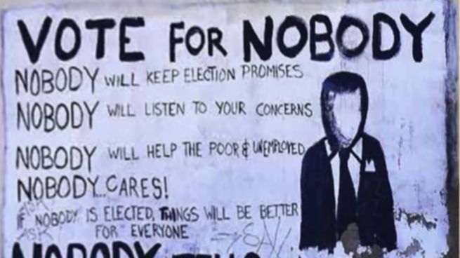 El reclamo no es solo en la Argentina. Si las proyecciones de los modelos se cumplen, nadie seria el gran ganador en la elección nacional de octubre y en la provincial de este domingo, siendo escogido por el 37% de los votantes, frente a tan solo el 25% (40% del 63%) que podría acaparar la primer minoría