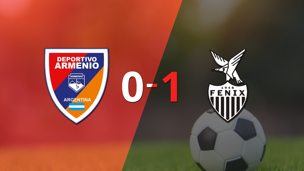 Fénix defeated Dep. Armenian 1 to 0