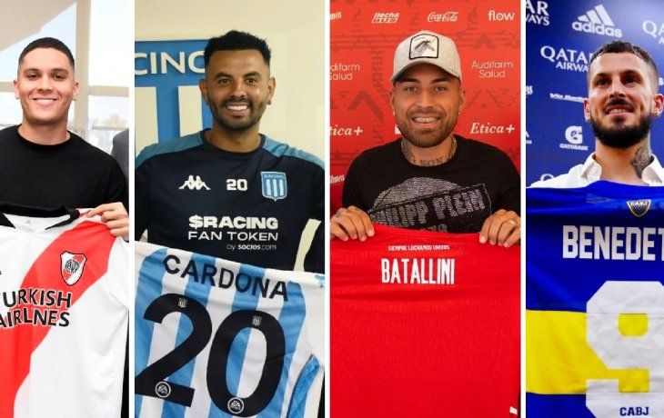mercado de pases: todas las altas y bajas de los equipos de la liga profesional