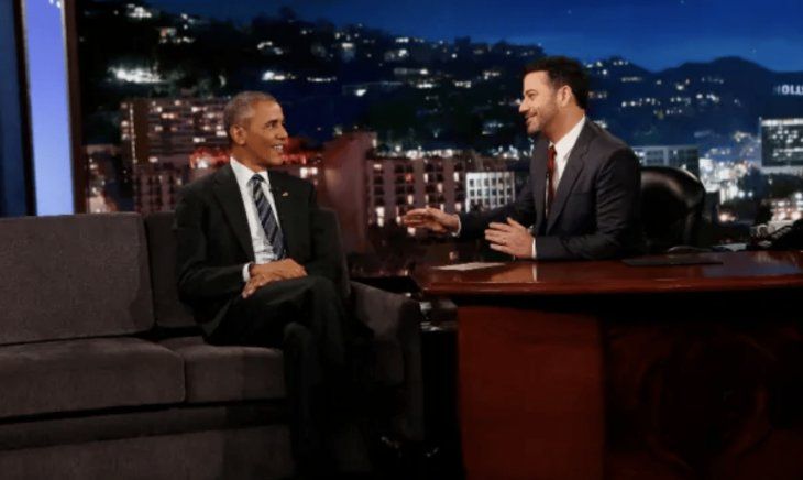 Jimmy Kimmel juntó a Barack Obama en su programa