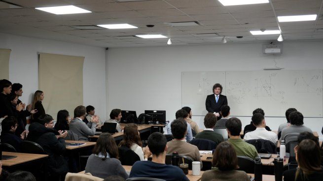 Javier Milei brindará una clase mgistral en una universidad privada.&nbsp;
