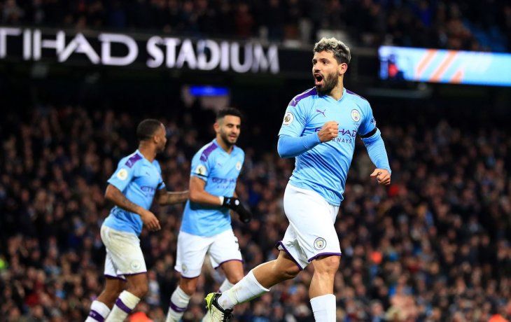 Sergio Agüero, el máximo goleador de Manchester City en la última década, abrió el marcador ante Sheffield United y le convirtió a su 32° equipo en Inglaterra, de los 33 que enfrentó.