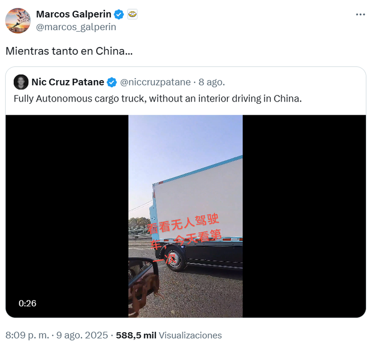 El posteo, realizado en la red X, llega tras el fallo favorable que puso fin a una disputa iniciada en 2019
