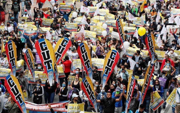 Por segundo día consecutivo, Colombia marchará contra la reforma tributaria de Iván Duque,