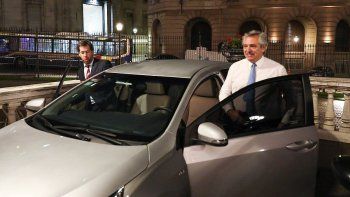 El secretario de Comunicación y Prensa de la Presidencia, junto al mandatario Alberto Fernández.