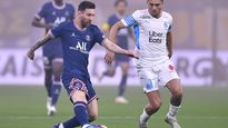 Lionel Messi durante el encuentro entre PSG y Olympique Marsella.&nbsp;