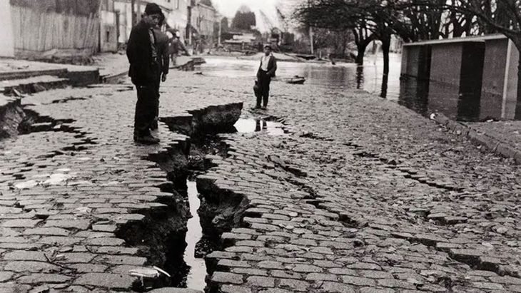 In 1960, Chile literally was left in two as a result of the earthquake that affected its territory.