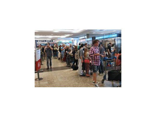 Demoras en el Aeroparque (foto de archivo)