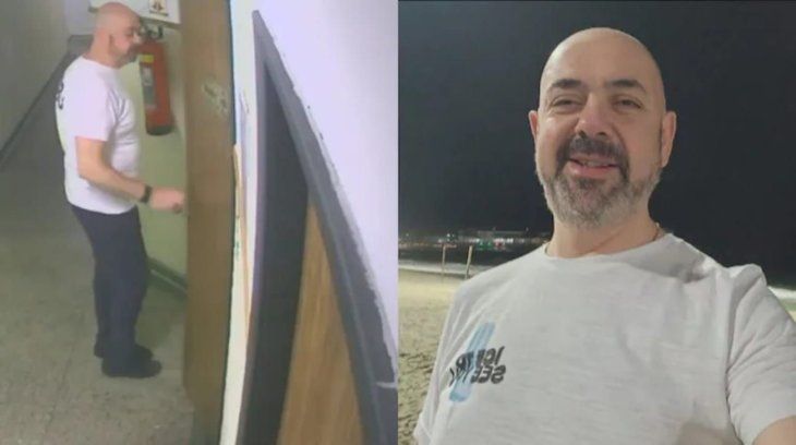 Alejandro fue visto en una grabación a las 23.44 del domingo. Alejandro fue visto en una grabación a las 23.44 del domingo.