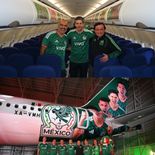 Mikel Arriola, Comisionado de la FMF, en la presentación del avión que trasladará a la Selección Mexicana durante el Mundial. Mikel Arriola, Comisionado de la FMF, en la presentación del avión que trasladará a la Selección Mexicana durante el Mundial.