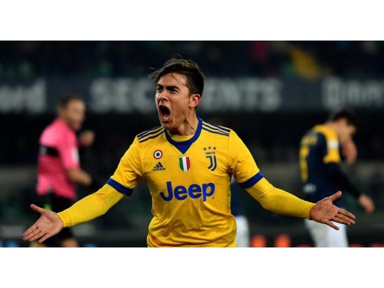 Juventus ganó con dos goles de Dybala y sigue como escolta