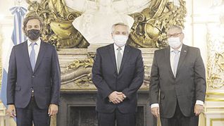 embajadores. Alberto Fernández recibió ayer cartas credenciales de más de 20 representantes de países en la Argentina.