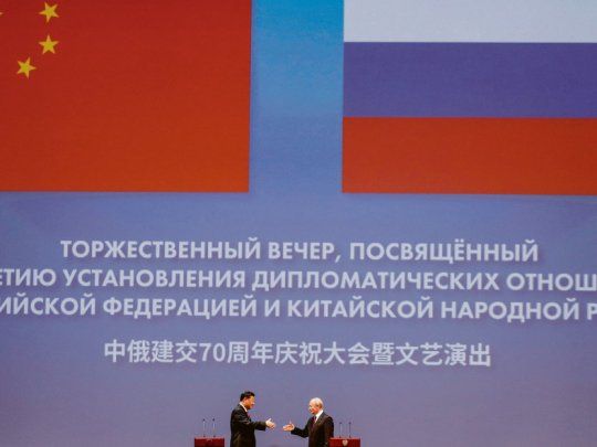 Acercamiento. Xi Jinping y Putin se reunieron en el Kremlin, fueron al Teatro Bolshói y visitaron dos pandas.