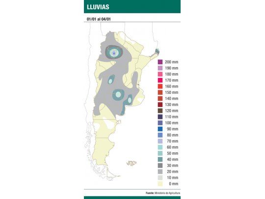 La lluvia alivió a soja y maíz