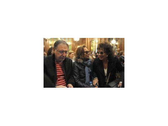 Las actrices Ana María Picchio y Graciela Borges participaron del acto.