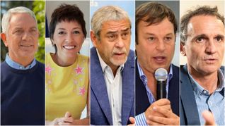 Julio Alak, Mayra Mendoza, Jorge Ferraresi, Mariano Cascallares y Gabriel Katopodis.