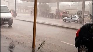 Un fuerte temporal afectó varios puntos del país.