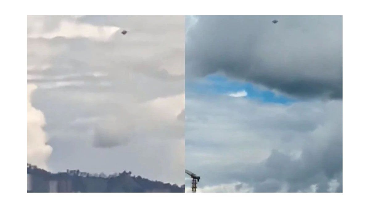 In Medellín they also witnessed UFOs and generated debate on social networks