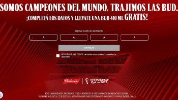 esta es la web para conseguir cerveza gratis de budweiser