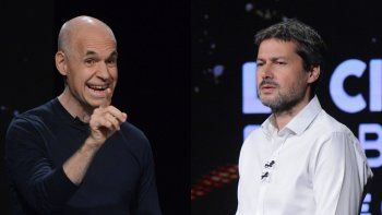 Horacio Rodríguez Larreta&nbsp;y&nbsp;Matías Lammens.