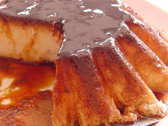 Flan casero.
