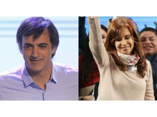 Esteban Bullrich (Cambiemos) y Cristina de Kirchner (Unidad Ciudadana), los protagonistas de la jornada electoral.