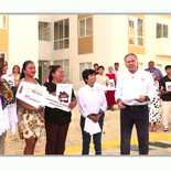 Nueva entrega de viviendas del Bienestar encabezada por Infonavit.