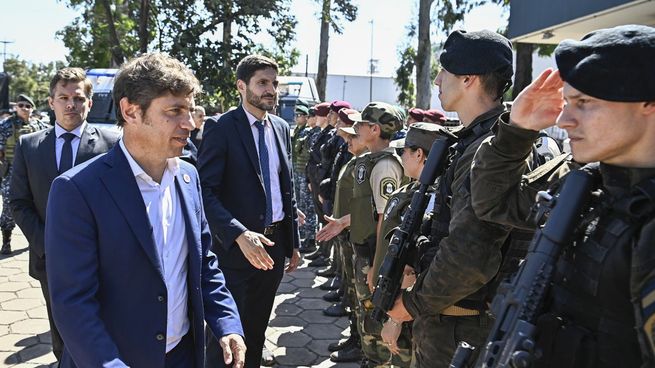 Axel Kicillof y Maximiliano Pullaro se mostraron juntos en San Nicolás.