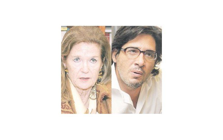 Elena Highton de Nolasco y Germán Garavano