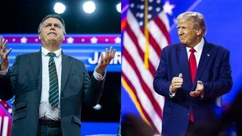 jair bolsonaro junto a donald trump en un foro de conservadores: mi mision no ha terminado