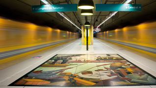 La línea D transporta más de 100.000 pasajeros diarios durante enero y febrero.