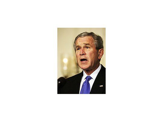 El presidente de EEUU, George W.Bush.