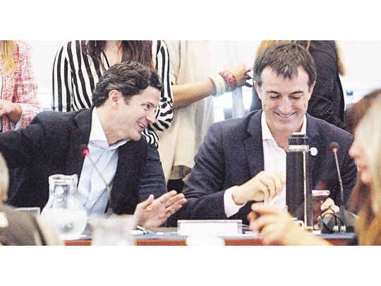 Comisión. El diputado del PRO Luciano Laspina encabezó el debate donde expuso Esteban Bullrich.