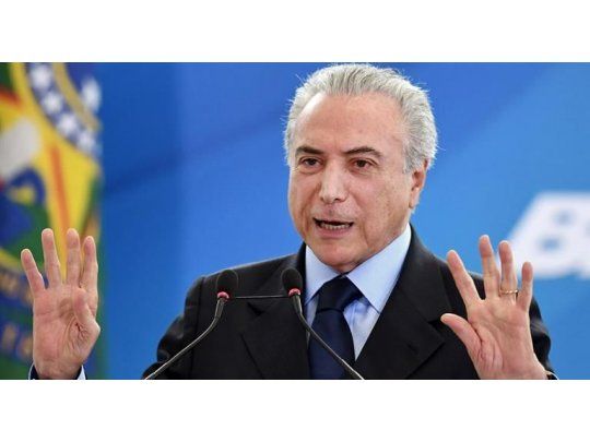 Michel Temer, presidente de Brasil (foto: archivo)