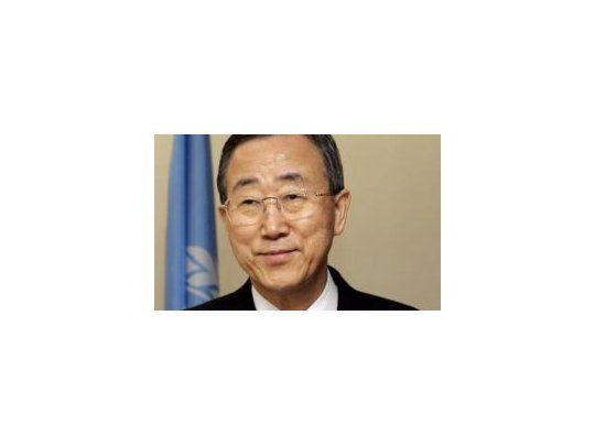 El secretario general del organismo, Ban Ki-moon.