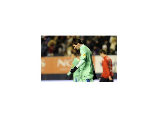Messi no pudo desequilibrar y Barcelona se complica en la Liga.