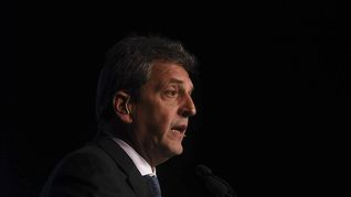 El candidato a presidente de Unión por la Patria, Sergio Massa.&nbsp;