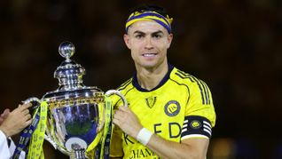 Cristiano Ronaldo hizo dos goles y salió campeón de la liga de Arabia con el Al Nassr. Cristiano Ronaldo hizo dos goles y salió campeón de la liga de Arabia con el Al Nassr.