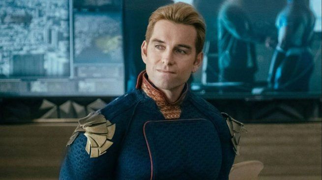 Antony Starr como Homelander en The Boys.