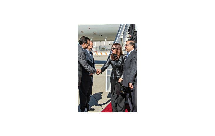 ámbito.com | Uno de los últimos viajes internacionales de la Presidente.