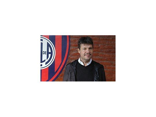 Tinelli, junto a Lammens, compartió un asado con todo el plantel.